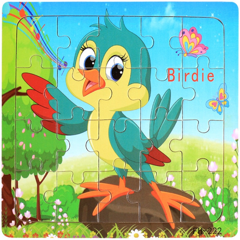 New 20 Piece Montessori 3d Puzzle