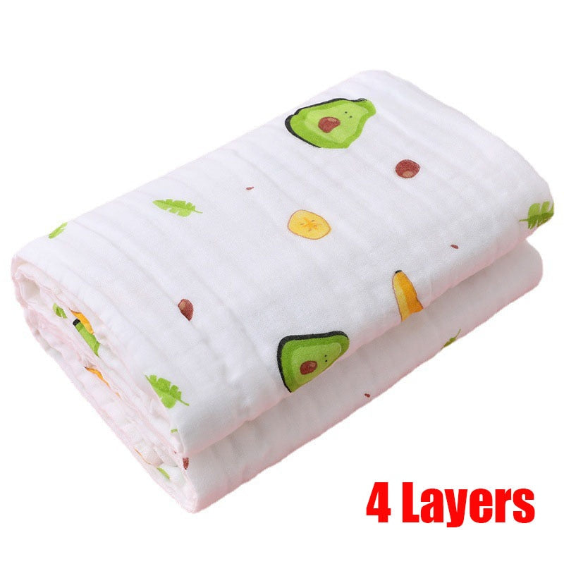 100% Cotton Towel Blanket For Newborn Baby