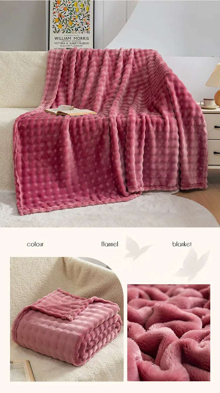 Fluffy Super Soft Flannel Blanket