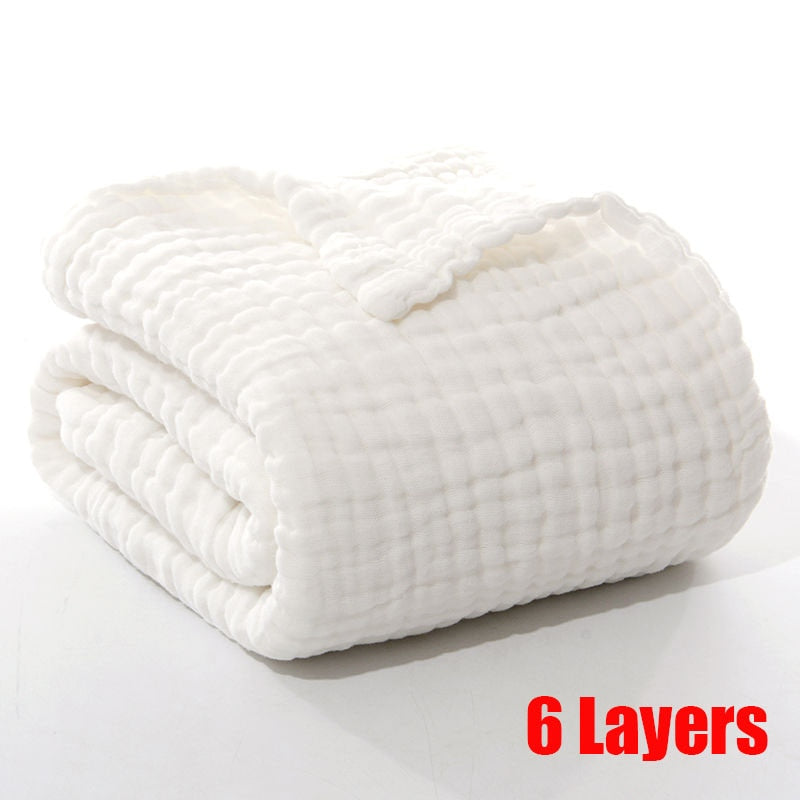 100% Cotton Towel Blanket For Newborn Baby