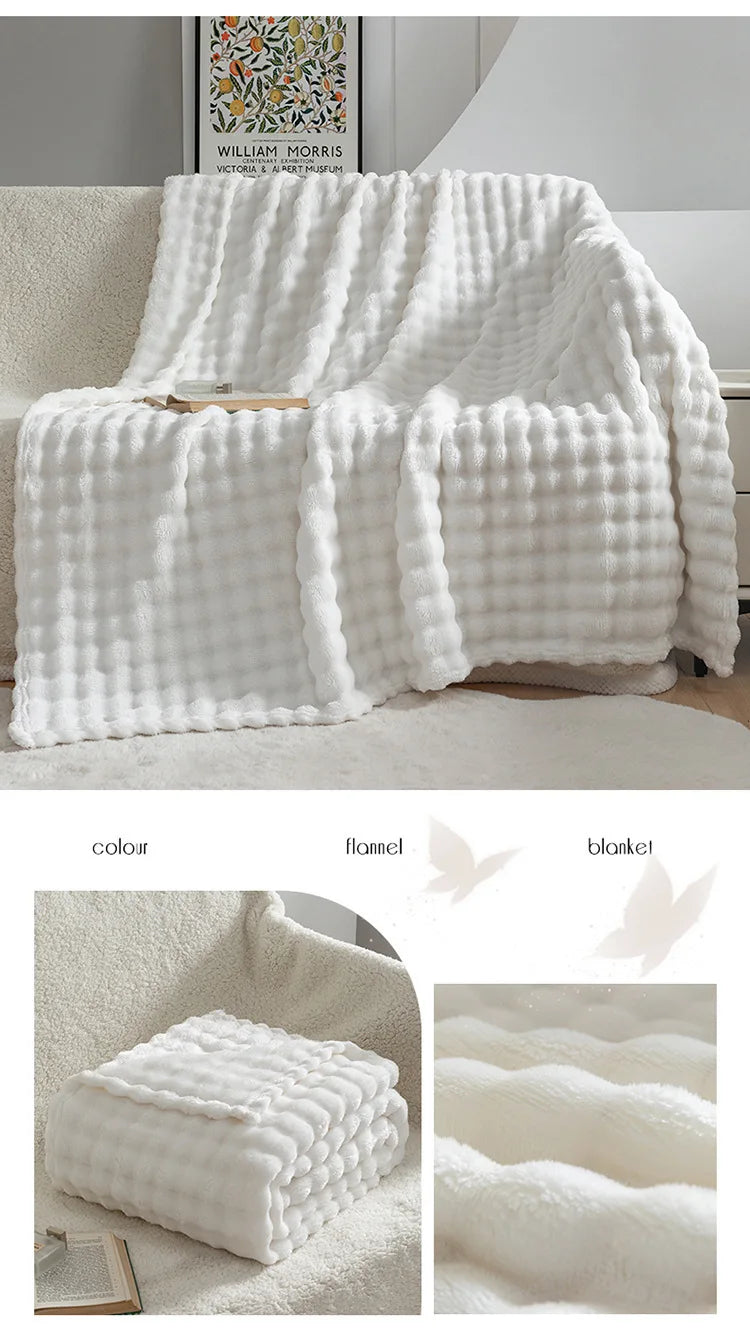 Fluffy Super Soft Flannel Blanket