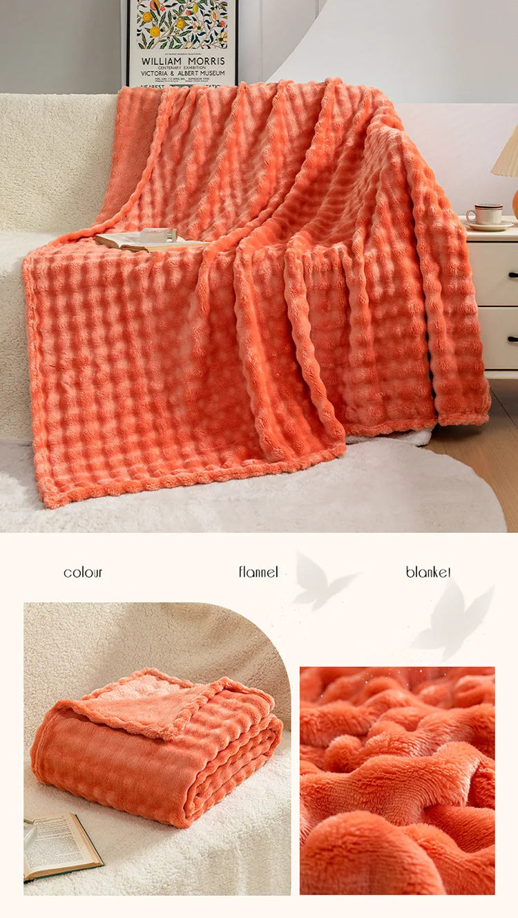 Fluffy Super Soft Flannel Blanket