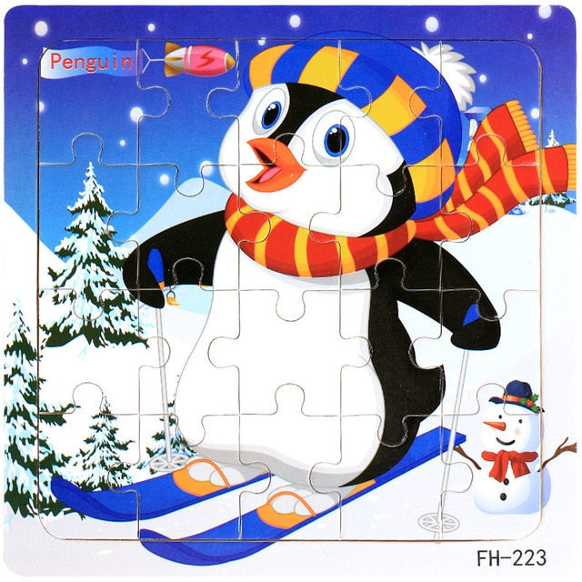 New 20 Piece Montessori 3d Puzzle