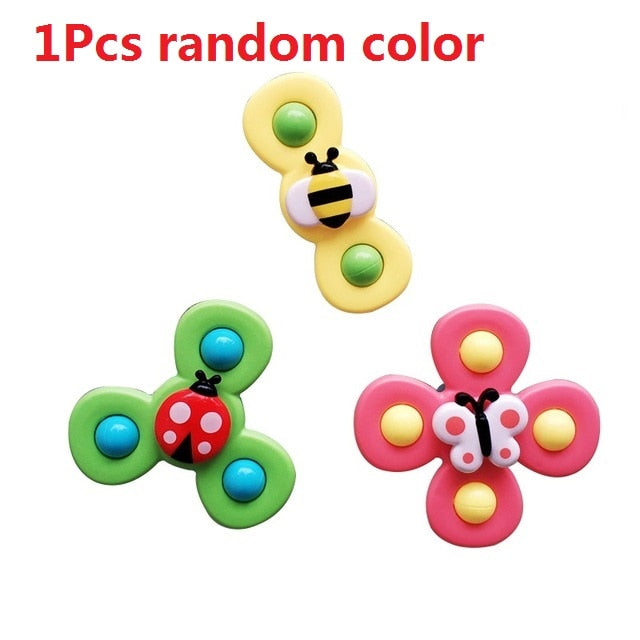 1pcs Suction Cups Spinning Educational and Bath Toys