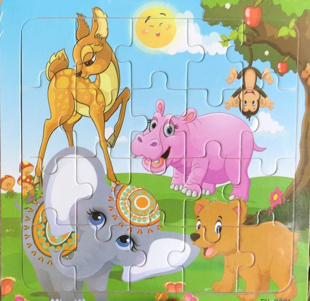 New 20 Piece Montessori 3d Puzzle