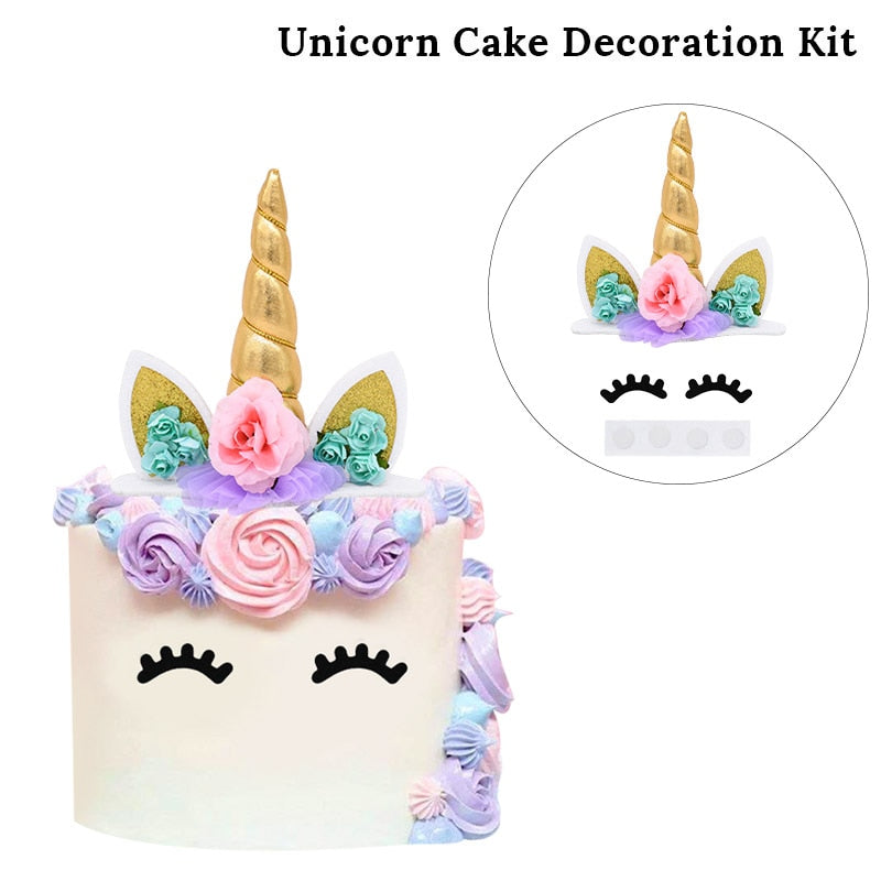1 Set Rainbow Unicorn Foil Balloons and Cups