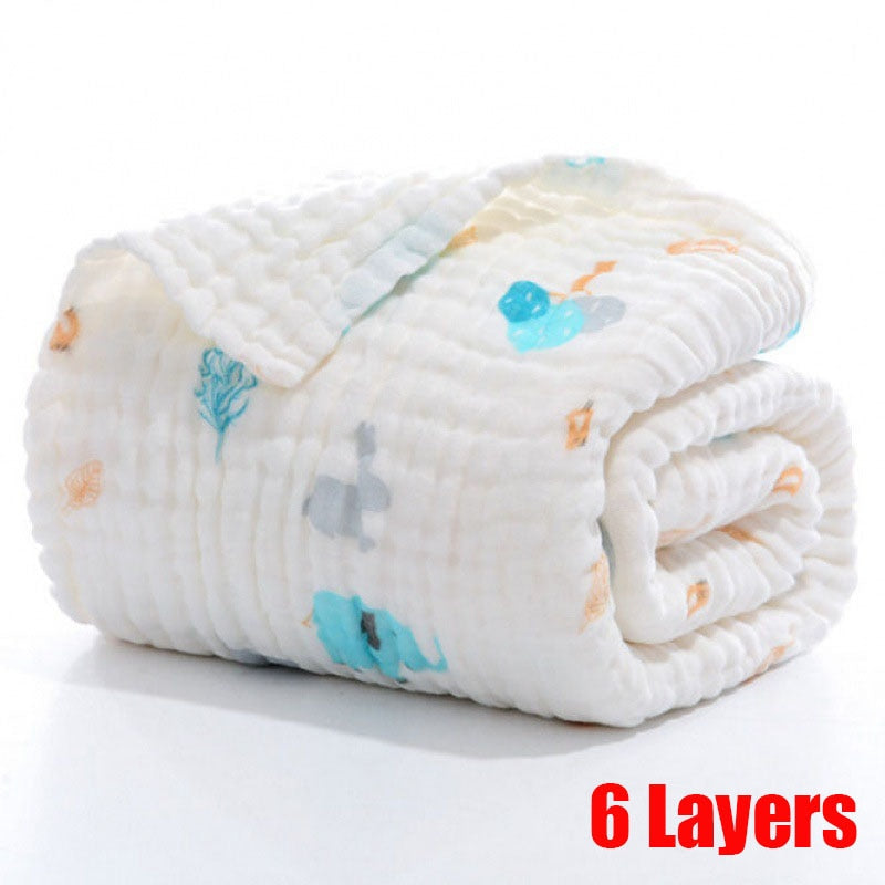 100% Cotton Towel Blanket For Newborn Baby