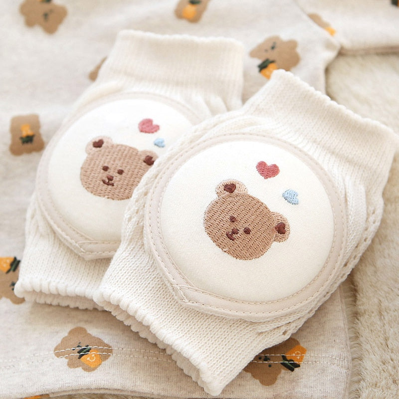 Baby Knee Pads Cotton Mesh Crawling Elbow Toddler Protector Safety Infant Kneepad Leg Warmer Kids Cushion Legging