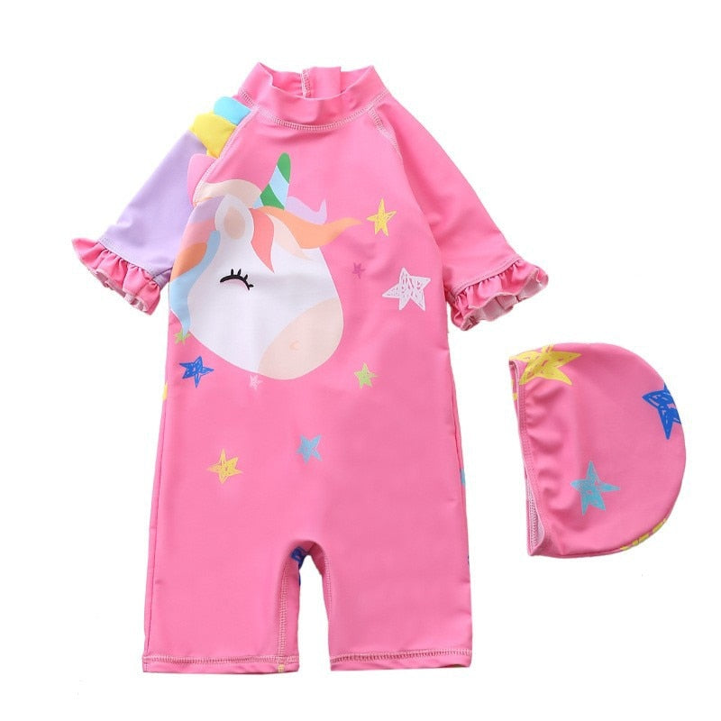 One Piece Long Sleeve Swimsuit Clothes