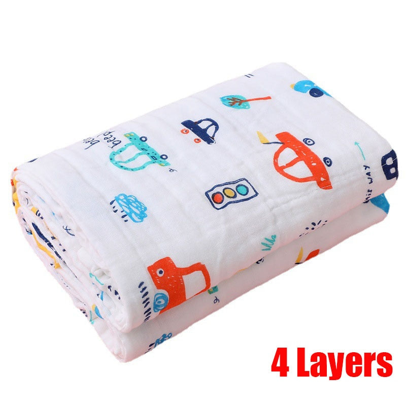 100% Cotton Towel Blanket For Newborn Baby