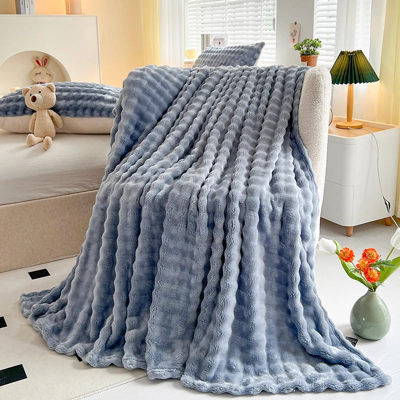 Fluffy Super Soft Flannel Blanket