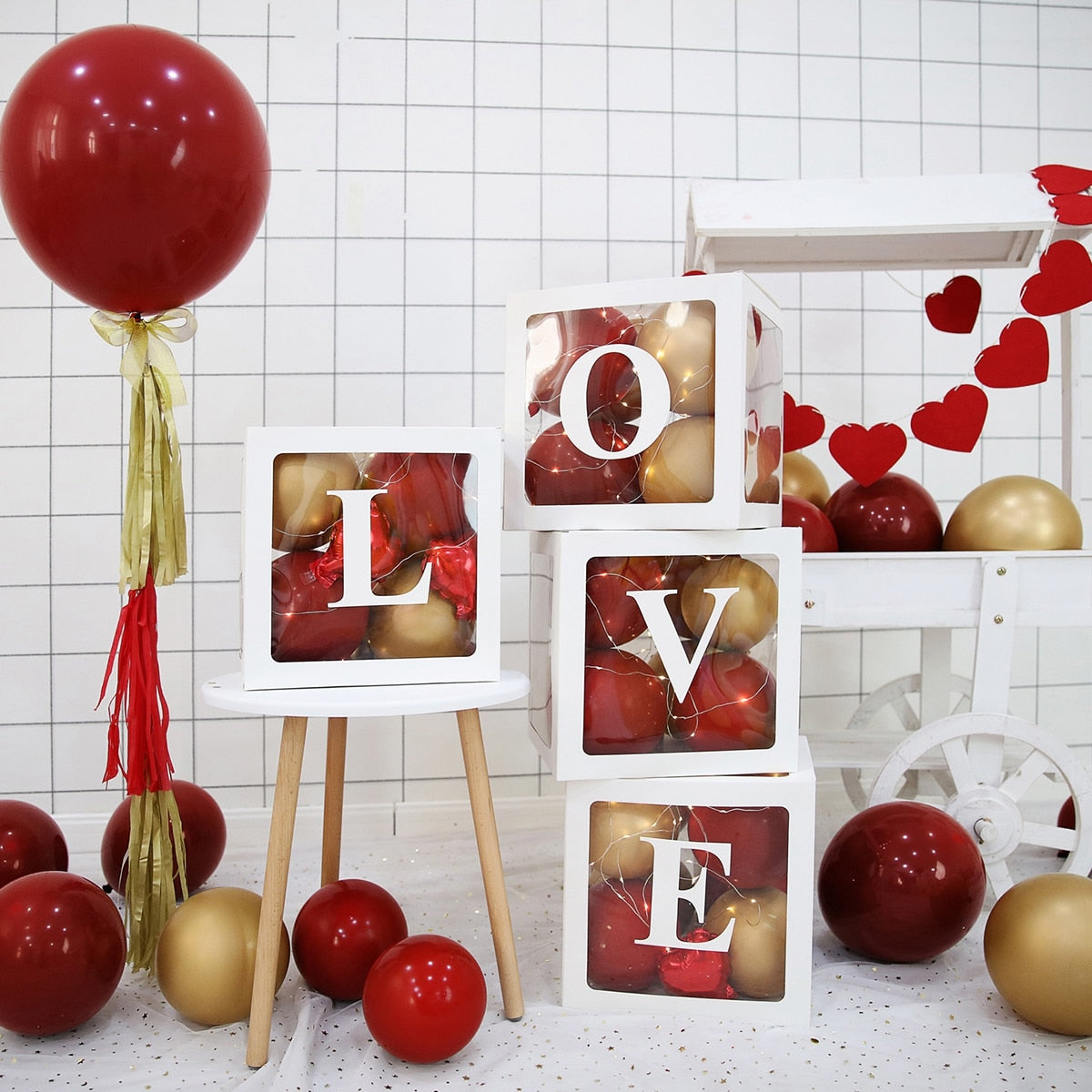 Alphabet Name Box & Birthday Balloon Box