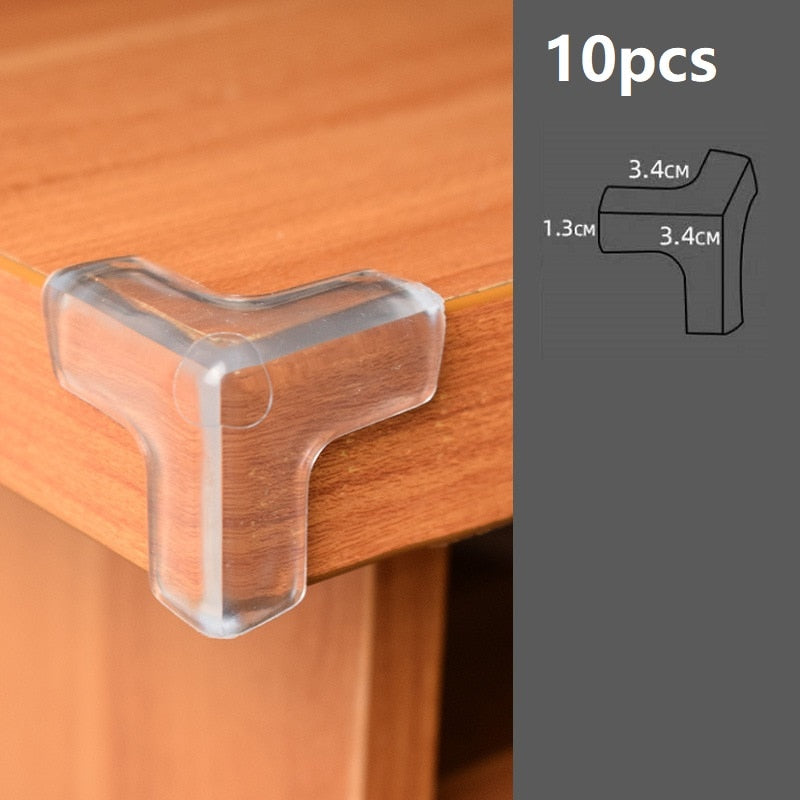 10pcs Baby Safety Silicone Protector Table Corner Edge