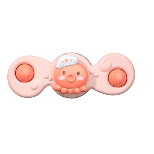 1pcs Suction Cups Spinning Educational and Bath Toys