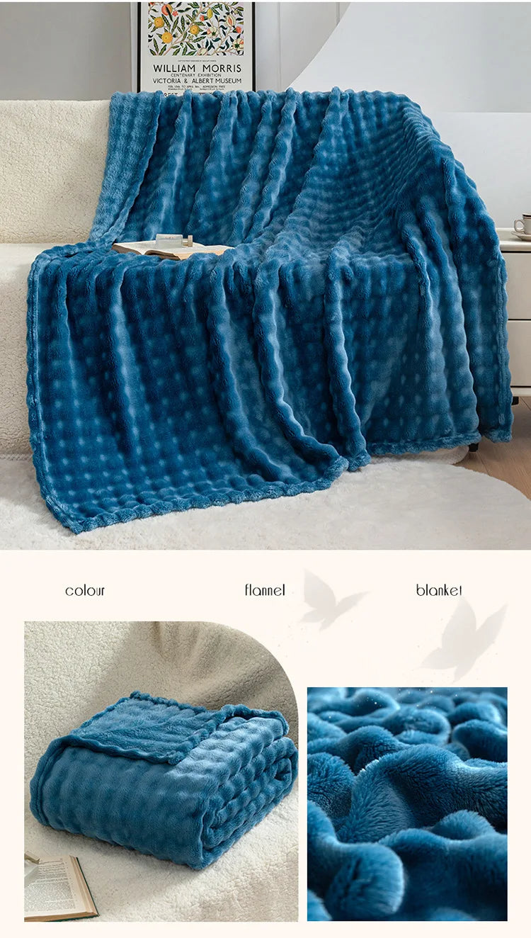 Fluffy Super Soft Flannel Blanket