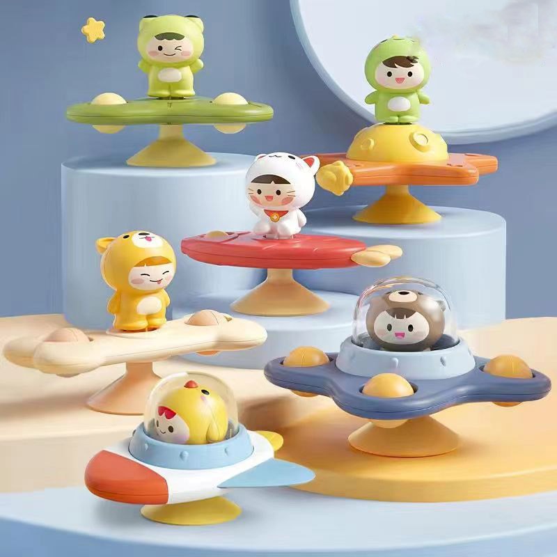 1pcs Suction Cups Spinning Educational and Bath Toys