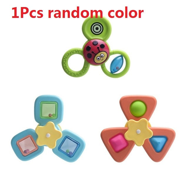 1pcs Suction Cups Spinning Educational and Bath Toys