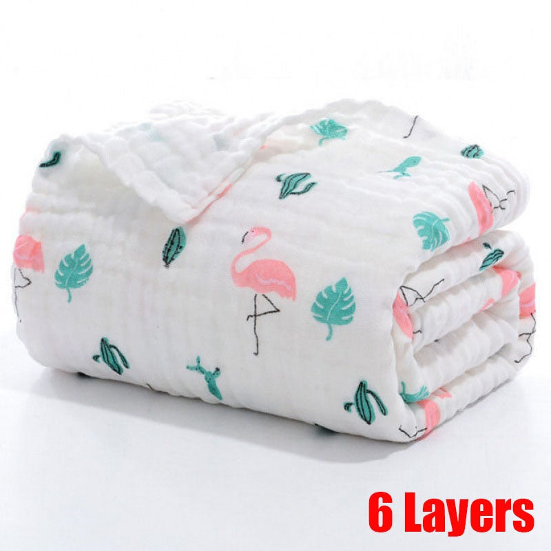 100% Cotton Towel Blanket For Newborn Baby