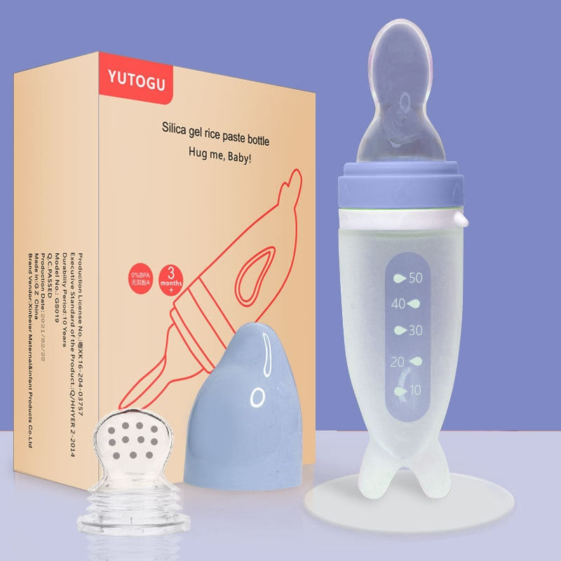 Feeding Bottle Dolphin Silicone Spoon
