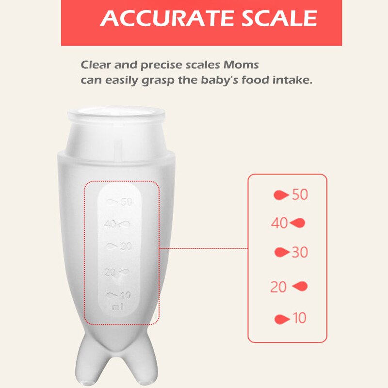 Feeding Bottle Dolphin Silicone Spoon