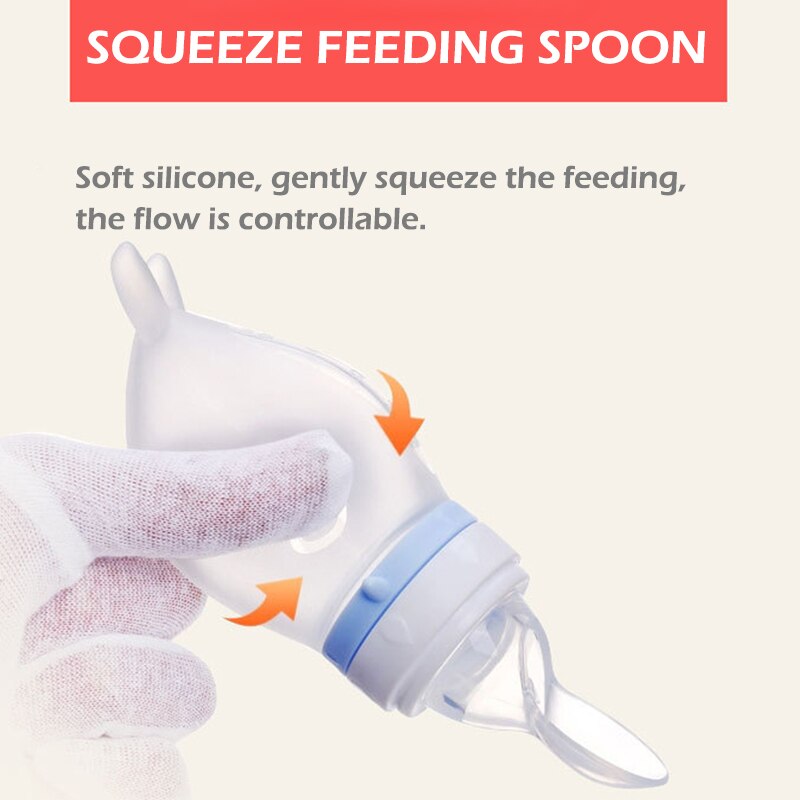 Feeding Bottle Dolphin Silicone Spoon