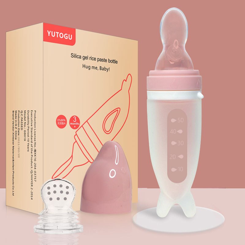 Feeding Bottle Dolphin Silicone Spoon