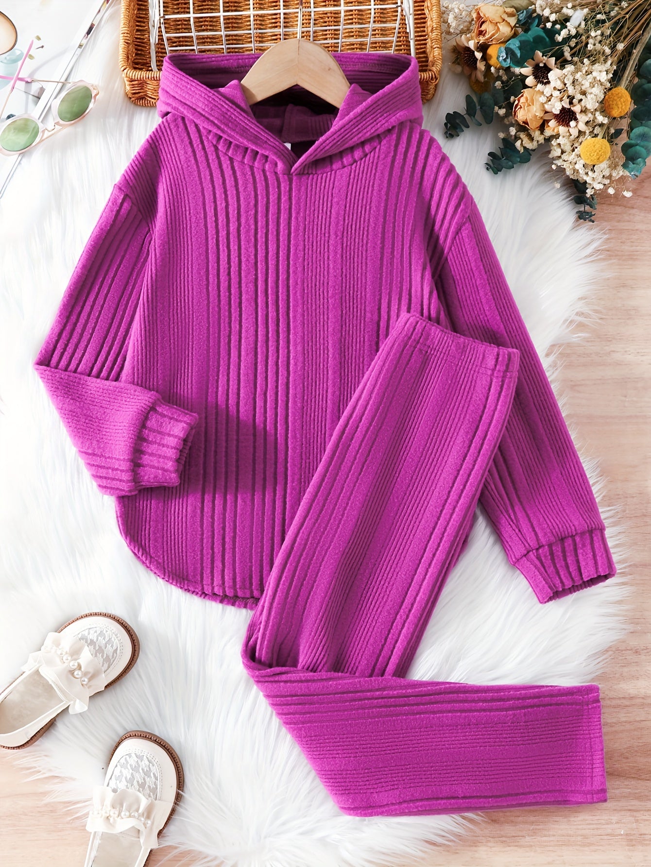 Ribbed Hoodies and Pants