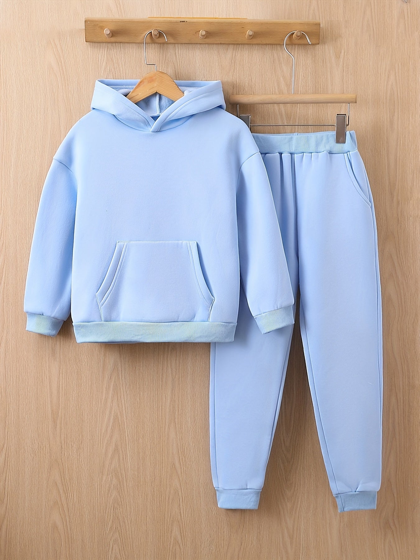 2 Pcs Girls Sweatshirt Top and Bottom Set