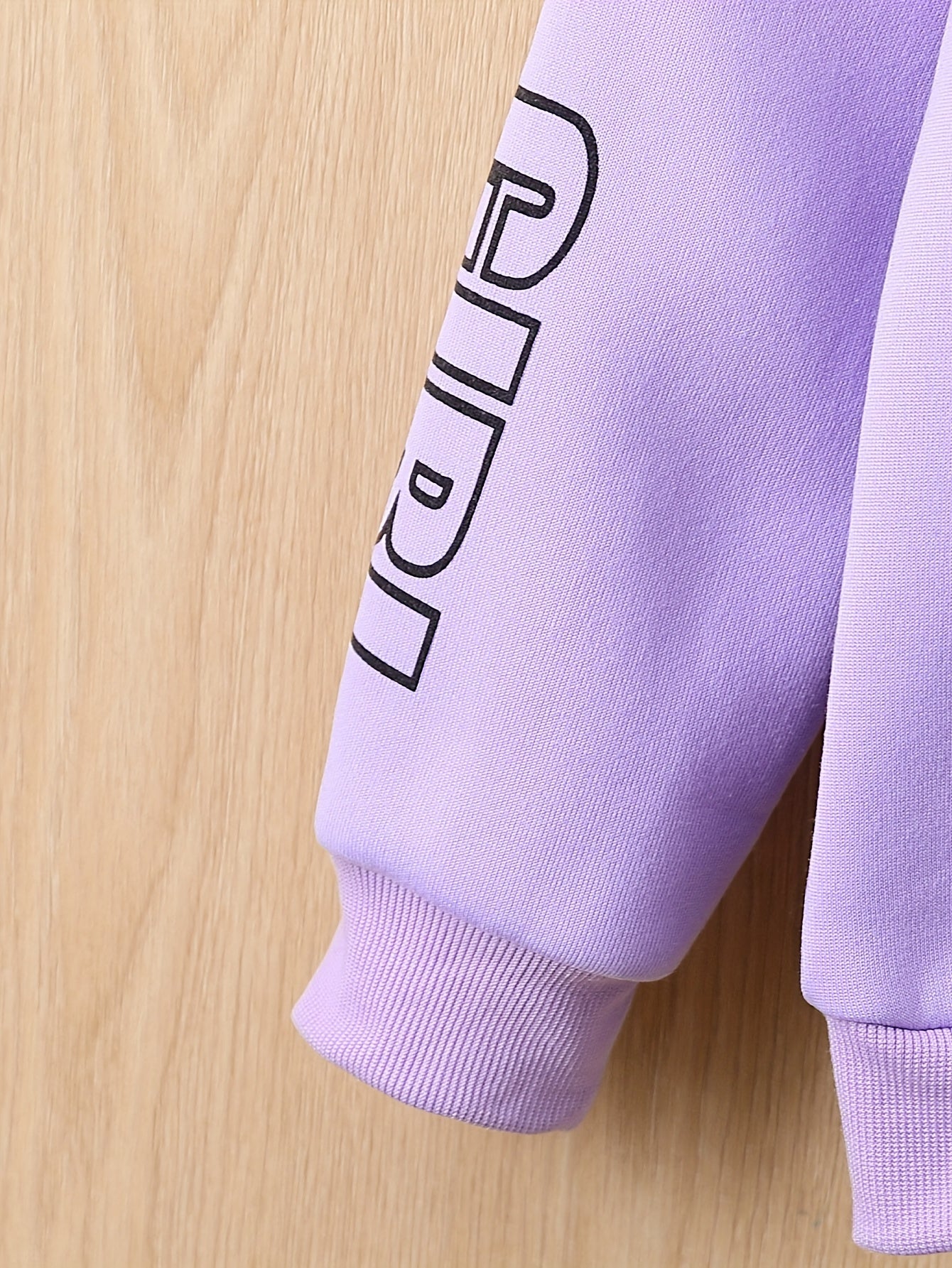 Girls 2-pcs Butterfly Print Fleece Hooded Sweatshirt For 4-12 Years Old,