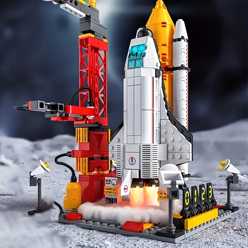 Space-themed Model Blocks Toys