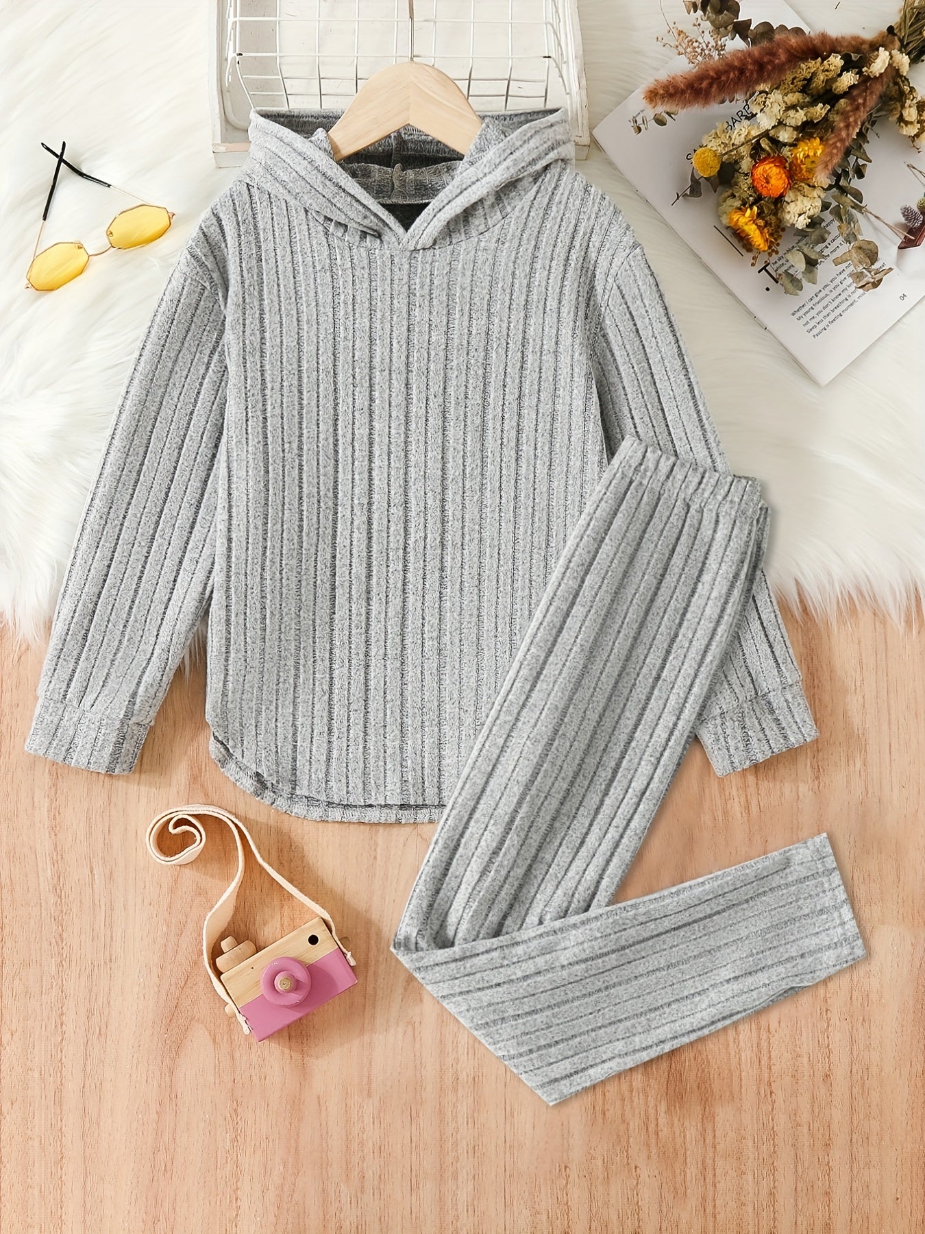 Ribbed Hoodies and Pants