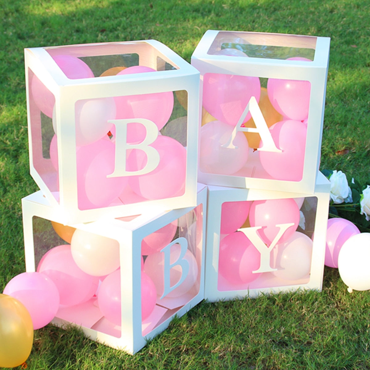 Alphabet Name Box & Birthday Balloon Box