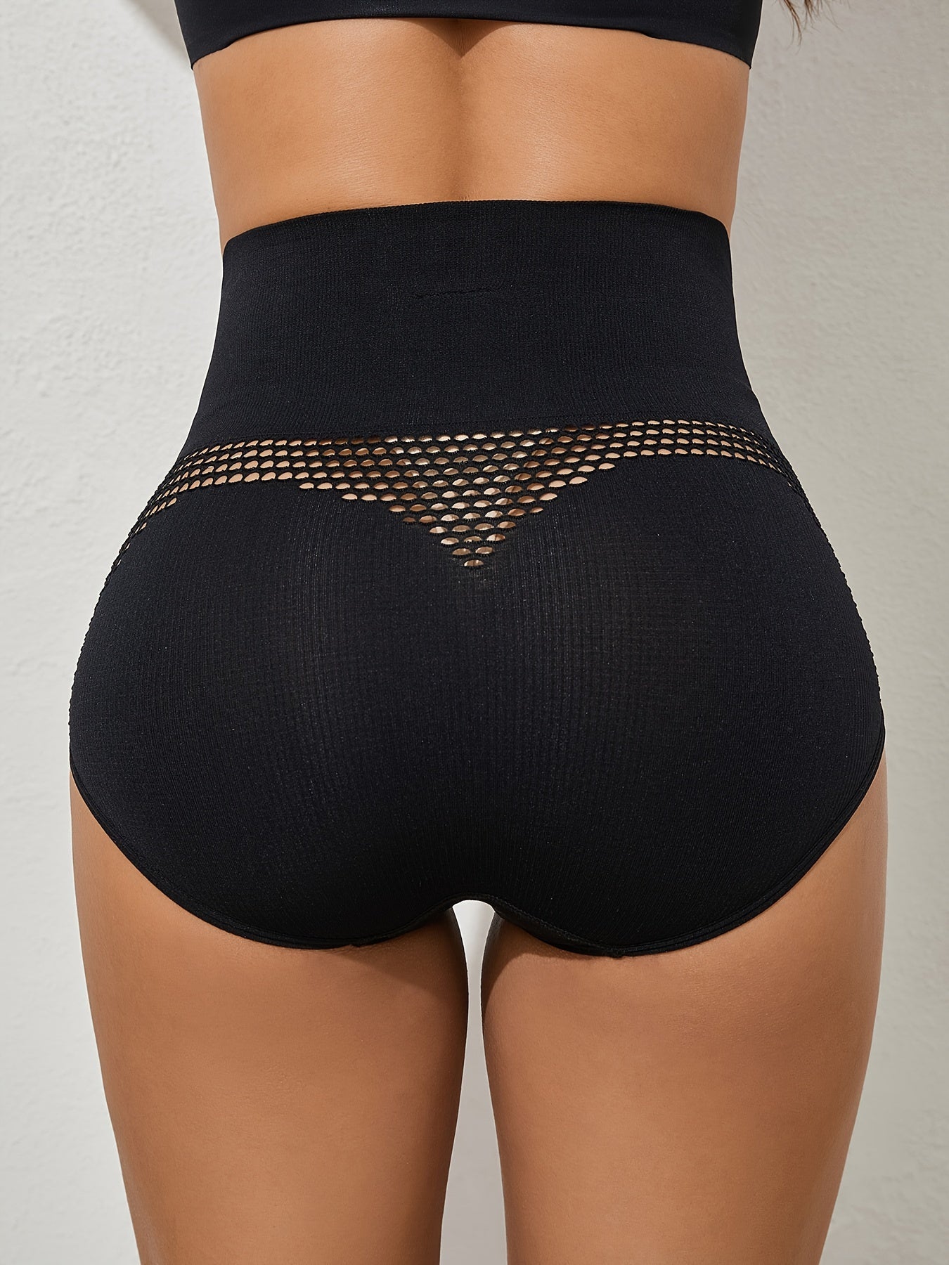 1pc High-waisted Breathable Underwear For Women