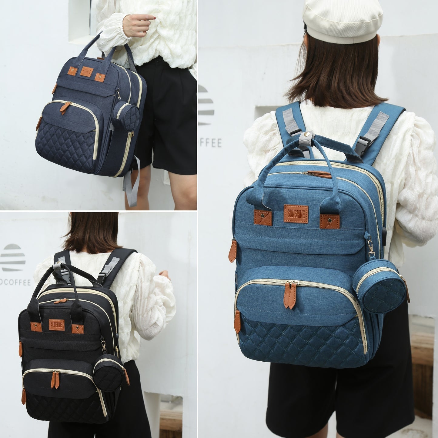 Lamroro Diaper Multifunctional Bag Backpack