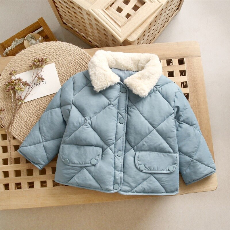 New Winter Children's Warm Cotton Jackets Outerwear