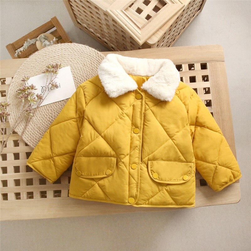 New Winter Children's Warm Cotton Jackets Outerwear