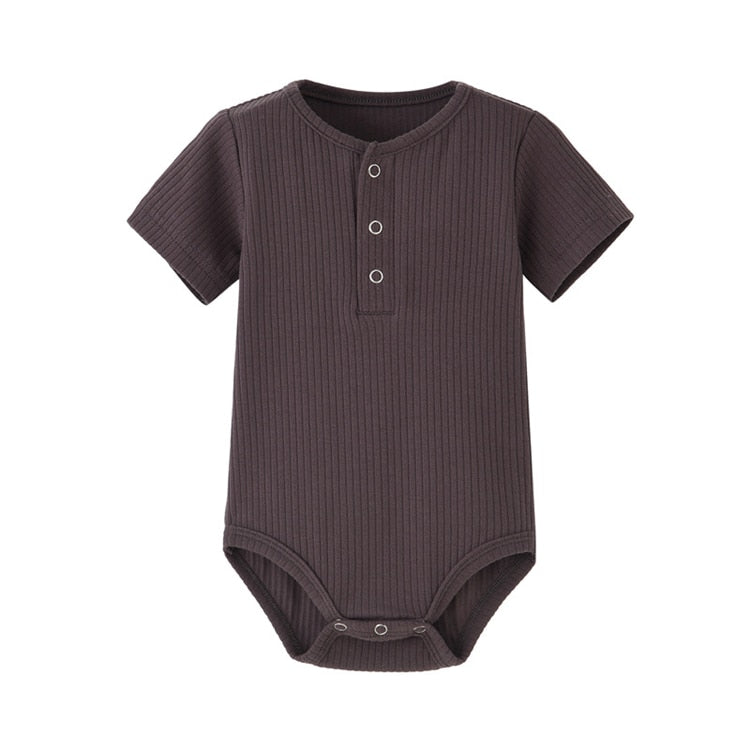 Knitted Stretch Newborn Summer Rompers