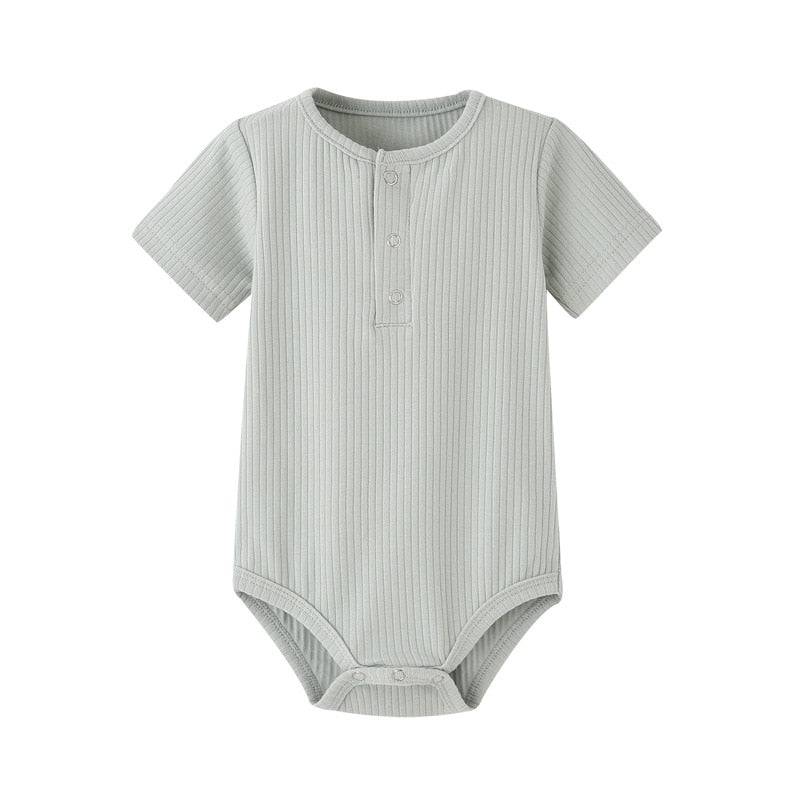 Knitted Stretch Newborn Summer Rompers