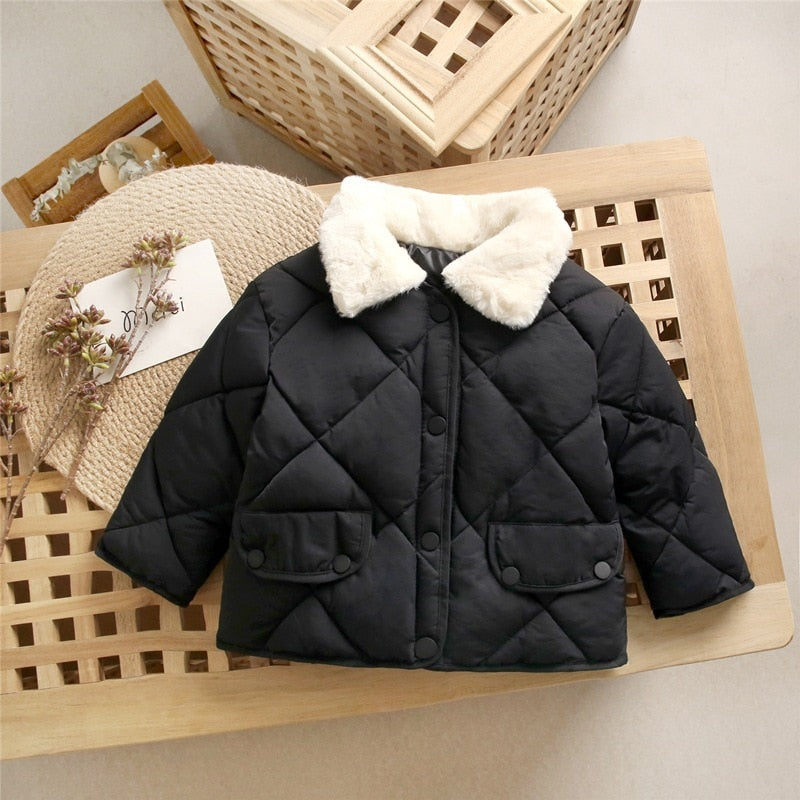 New Winter Children's Warm Cotton Jackets Outerwear