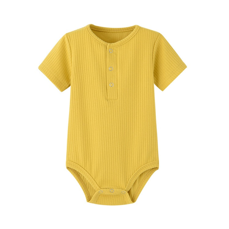 Knitted Stretch Newborn Summer Rompers