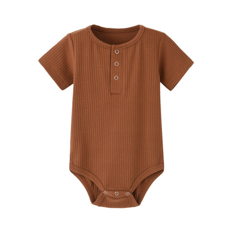 Knitted Stretch Newborn Summer Rompers