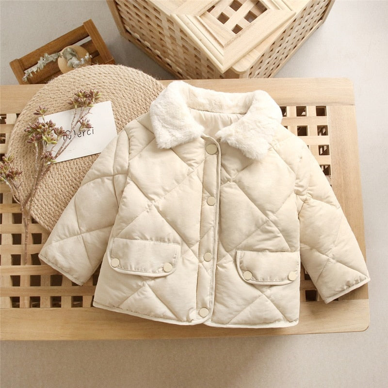 New Winter Children's Warm Cotton Jackets Outerwear