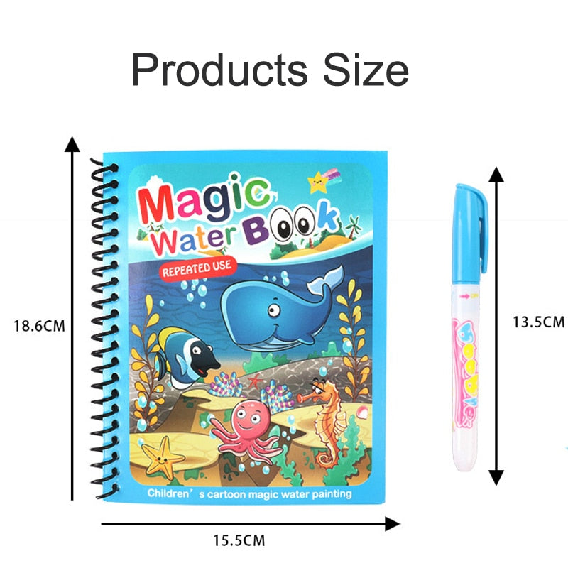 Magic Water Drawing Book