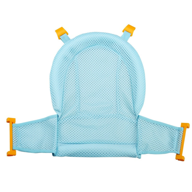 Baby Bath Seat Support Mat Foldable Anti-Slip Soft Comfort