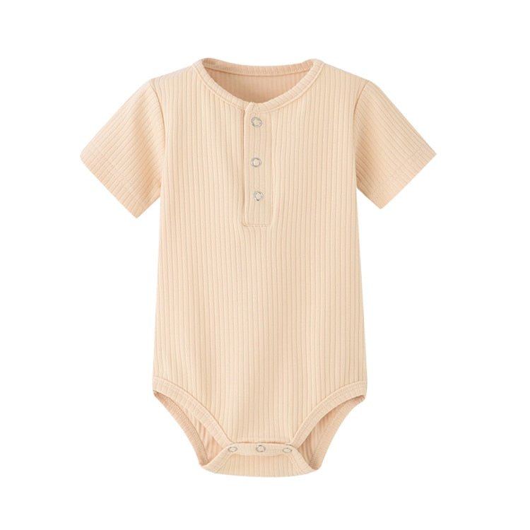 Knitted Stretch Newborn Summer Rompers