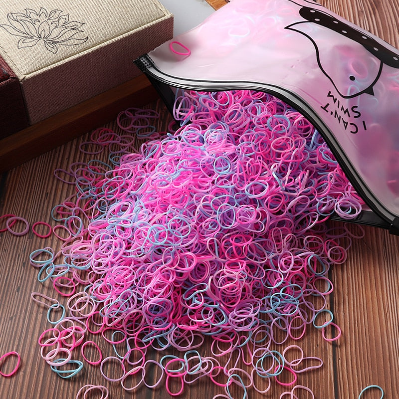 1000 Pcs / 2000 Pcs Elastic Hair Clip for Girls