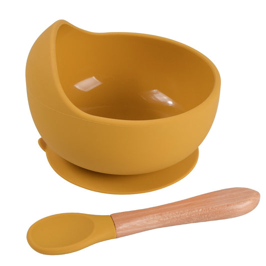 2PCS/Set Silicone Baby Feeding Bowl