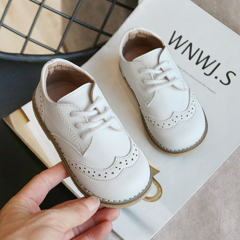 Autumn Casual Children Leather Shoes