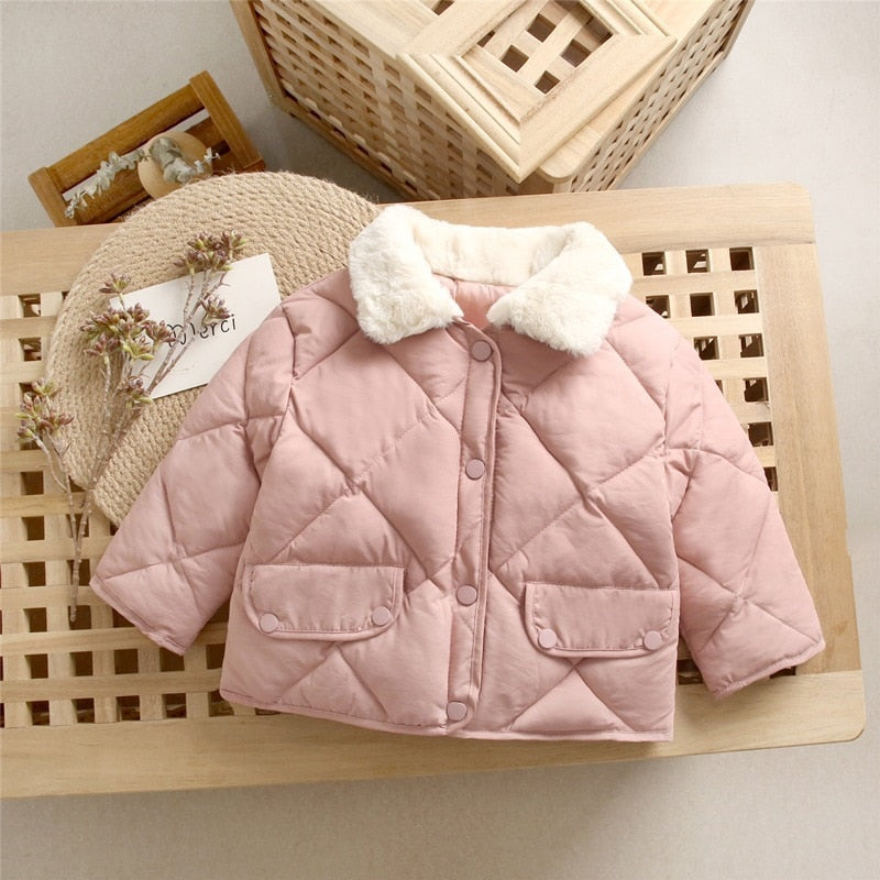 New Winter Children's Warm Cotton Jackets Outerwear