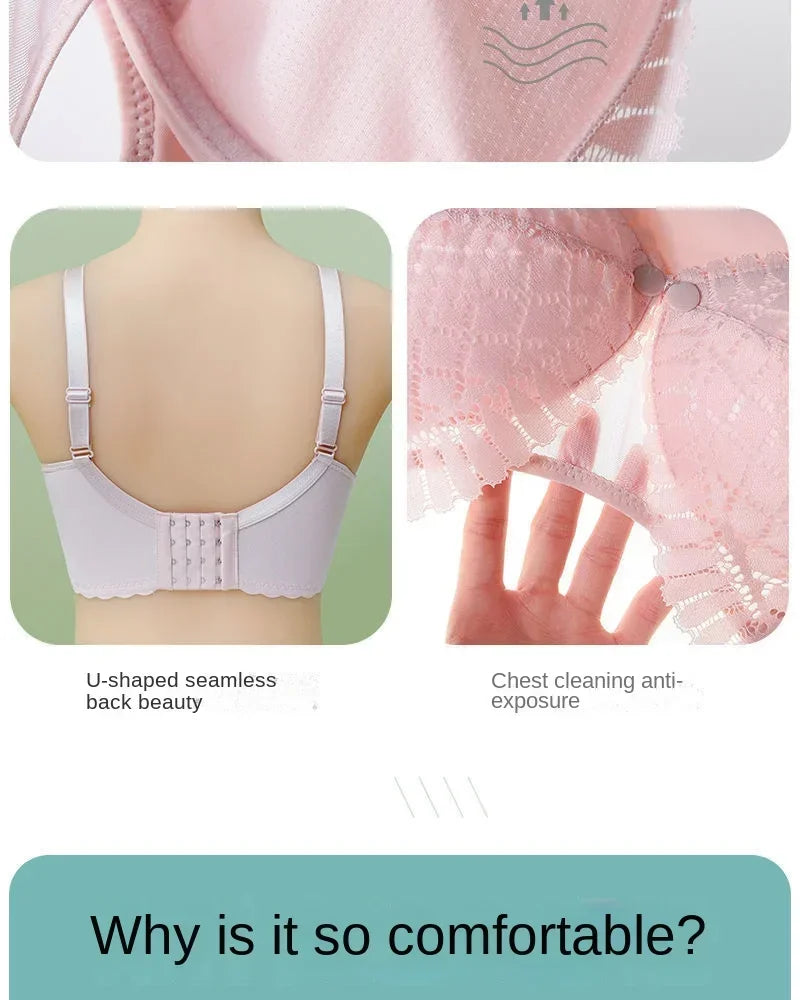 Front Button Maternity Nursing Bra